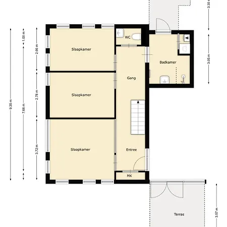 Penthouse Zeezicht - Kabbelaarsbank Apartament *